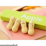 Eraser 4pcs Set New Cute Kawaii Peanut Rubber Eraser Lovely Cartoon Korean Stationery for kids Children School Supplies